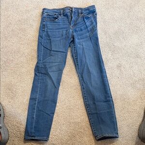 J. Crew Factory Slim Skinny Jeans in Medium Blue Wash